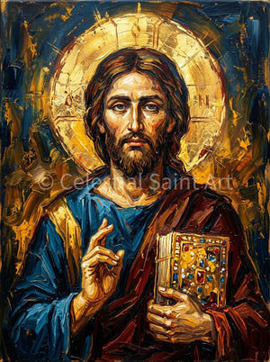 Christ Pantocrator - Digital Print | High Resolution | Instant Access | Easy Download