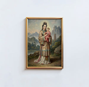 Our Lady Of China - Digital Print | High Resolution | Instant Access | Easy Download
