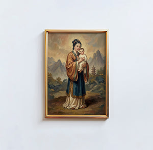 Our Lady Of China - Digital Print | High Resolution | Instant Access | Easy Download