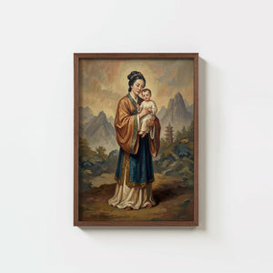Our Lady Of China - Digital Print | High Resolution | Instant Access | Easy Download