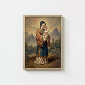 Our Lady Of China - Digital Print | High Resolution | Instant Access | Easy Download