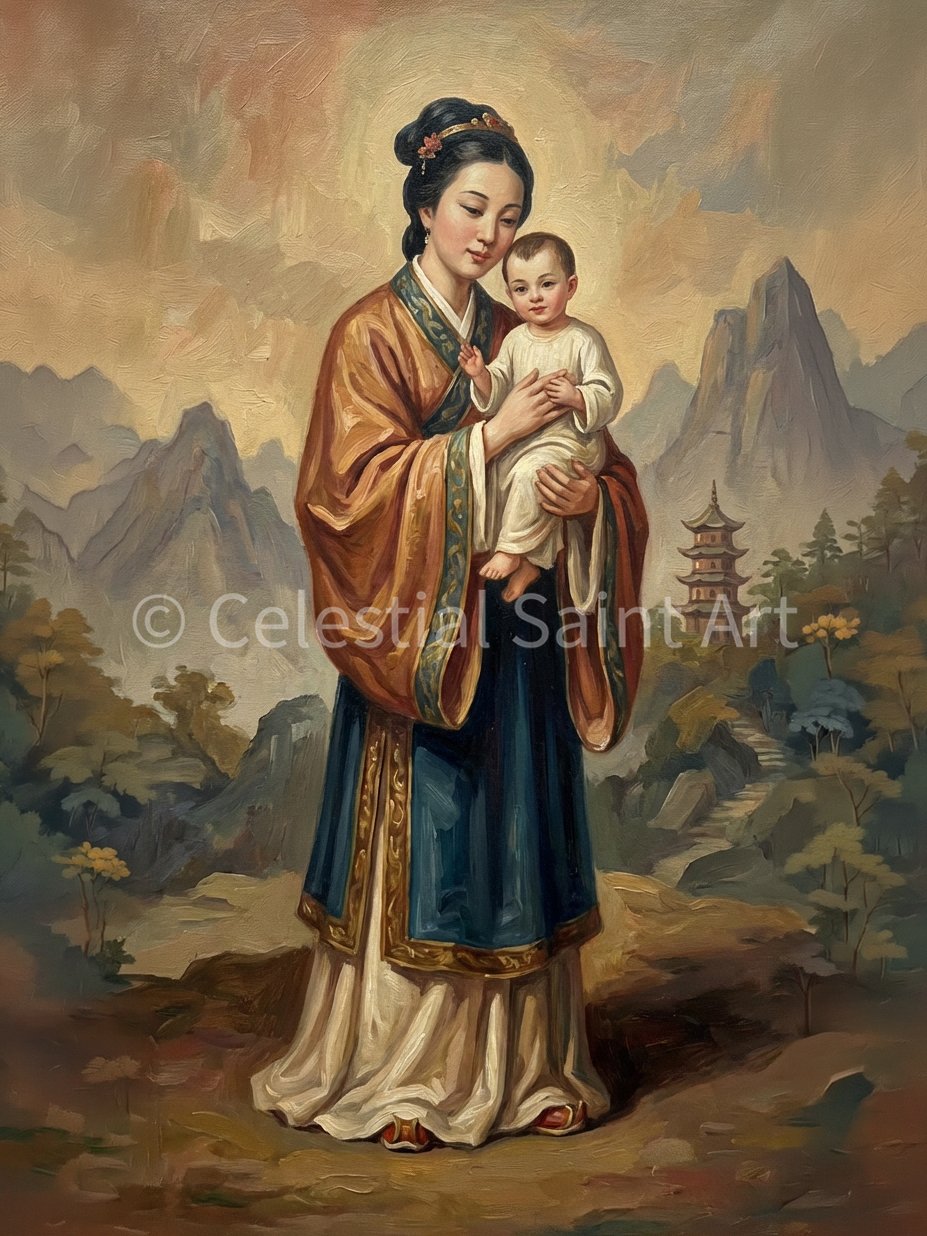 Our Lady Of China - Digital Print | High Resolution | Instant Access | Easy Download