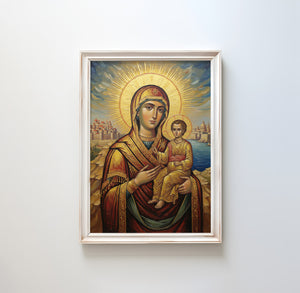 Our Lady Of Damascus - Digital Print | High Resolution | Instant Access | Easy Download