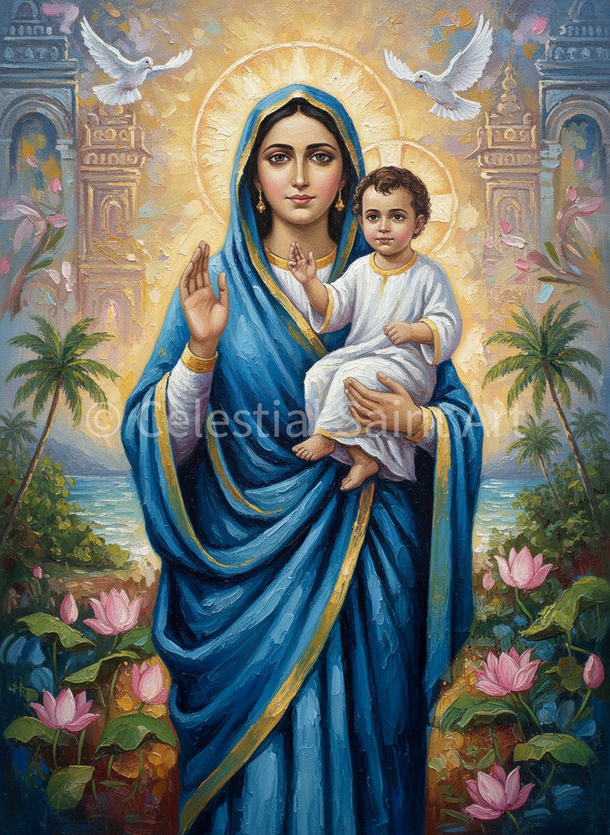Our Lady Of Lanka (Sri Lanka) - Digital Print | High Resolution | Instant Access | Easy Download