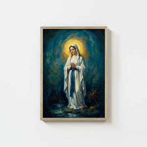 Our Lady Of Lourdes - Digital Print | High Resolution | Instant Access | Easy Download