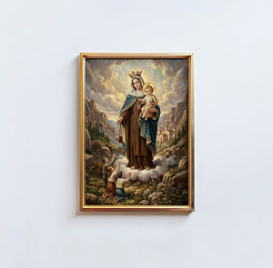 Our Lady Of Mt Carmel - Digital Print | High Resolution | Instant Access | Easy Download