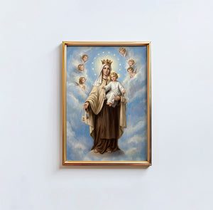 Our Lady Of Mt Carmel - Digital Print | High Resolution | Instant Access | Easy Download