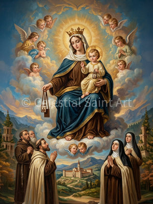 Our Lady Of Mt Carmel - Digital Print | High Resolution | Instant Access | Easy Download