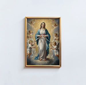 Our Lady Undoer Of Knots - Digital Print | High Resolution | Instant Access | Easy Download