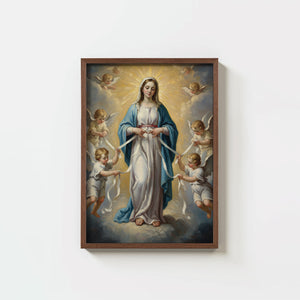 Our Lady Undoer Of Knots - Digital Print | High Resolution | Instant Access | Easy Download