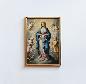 Our Lady Undoer Of Knots - Digital Print | High Resolution | Instant Access | Easy Download