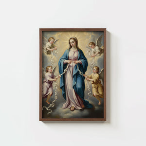 Our Lady Undoer Of Knots - Digital Print | High Resolution | Instant Access | Easy Download