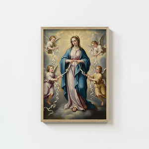 Our Lady Undoer Of Knots - Digital Print | High Resolution | Instant Access | Easy Download