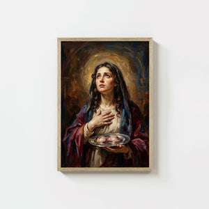 St. Agatha - Digital Print | High Resolution | Instant Access | Easy Download