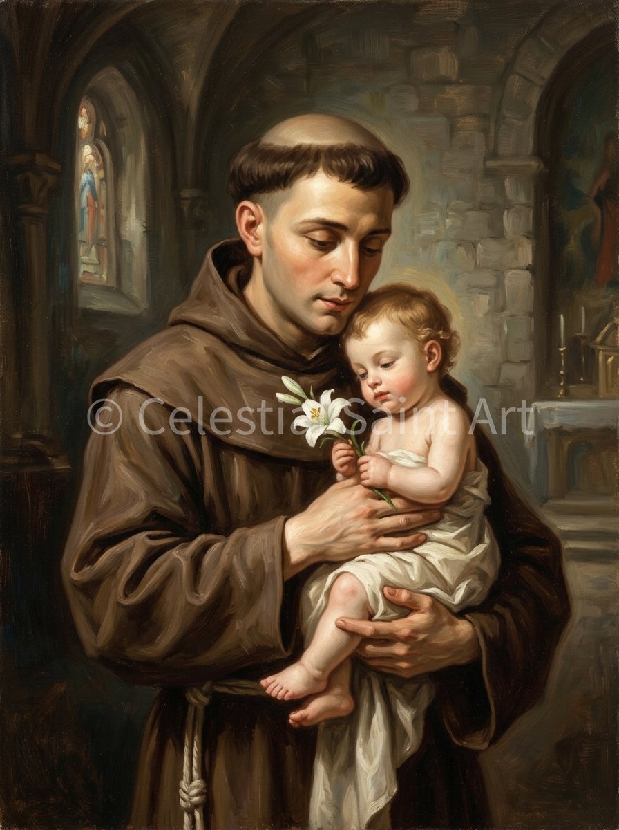 St. Anthony Of Padua - Digital Print | High Resolution | Instant Access | Easy Download