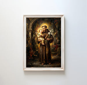 St. Anthony Of Padua - Digital Print | High Resolution | Instant Access | Easy Download