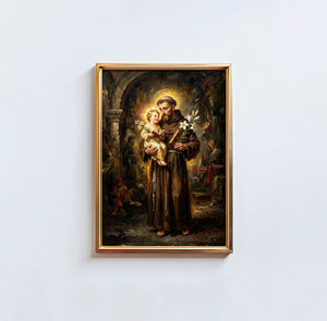 St. Anthony Of Padua - Digital Print | High Resolution | Instant Access | Easy Download