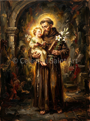 St. Anthony Of Padua - Digital Print | High Resolution | Instant Access | Easy Download