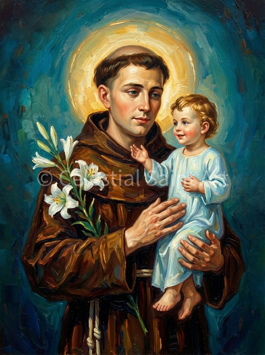 St. Anthony Of Padua - Digital Print | High Resolution | Instant Access | Easy Download