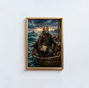 St. Brendan The Navigator - Digital Print | High Resolution | Instant Access | Easy Download