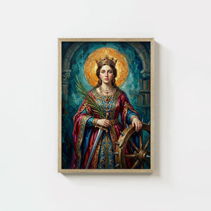 St. Catherine Of Alexandria - Digital Print | High Resolution | Instant Access | Easy Download