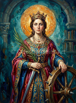 St. Catherine Of Alexandria - Digital Print | High Resolution | Instant Access | Easy Download
