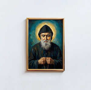 St. Charbel Makhlouf - Digital Print | High Resolution | Instant Access | Easy Download