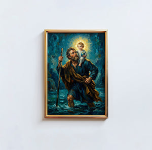 St. Christopher - Digital Print | High Resolution | Instant Access | Easy Download