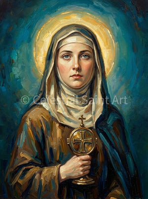 St. Clare Of Assisi - Digital Print | High Resolution | Instant Access | Easy Download