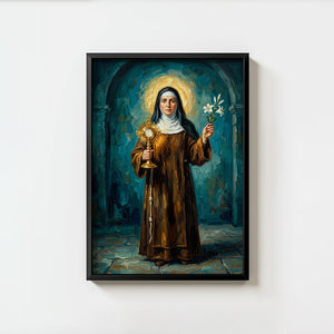 St. Clare Of Assisi - Digital Print | High Resolution | Instant Access | Easy Download