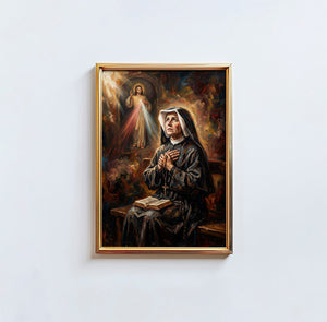 St. Faustina Kowalska - Digital Print | High Resolution | Instant Access | Easy Download