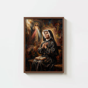 St. Faustina Kowalska - Digital Print | High Resolution | Instant Access | Easy Download