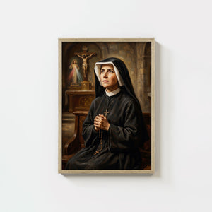 St. Faustina Kowalska - Digital Print | High Resolution | Instant Access | Easy Download