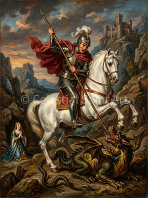 St. George - Digital Print | High Resolution | Instant Access | Easy Download
