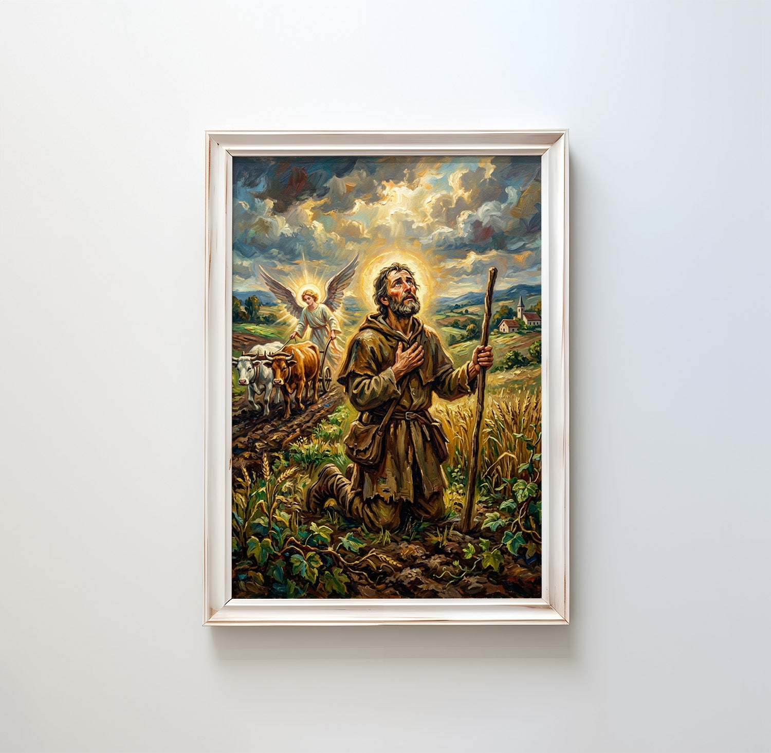 St. Isidore The Farmer - Digital Print | High Resolution | Instant Access | Easy Download