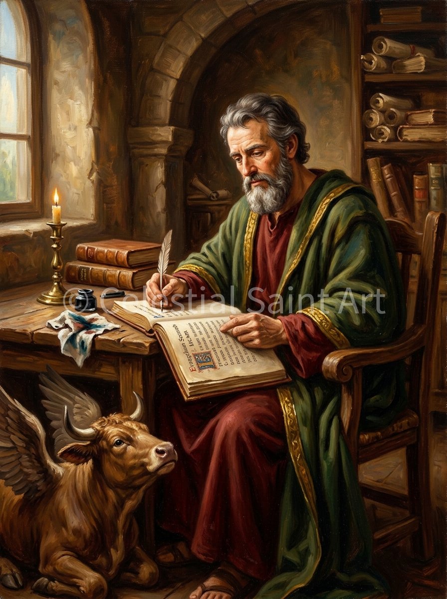 St. Luke The Evangelist - Digital Print | High Resolution | Instant Access | Easy Download