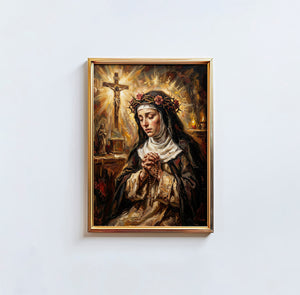 St. Rose Of Lima - Digital Print | High Resolution | Instant Access | Easy Download