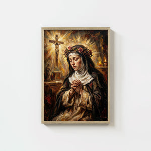 St. Rose Of Lima - Digital Print | High Resolution | Instant Access | Easy Download