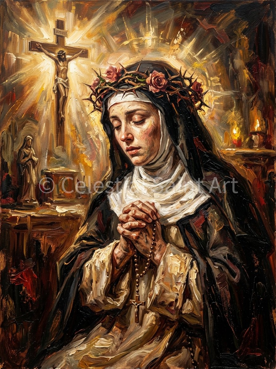 St. Rose Of Lima - Digital Print | High Resolution | Instant Access | Easy Download