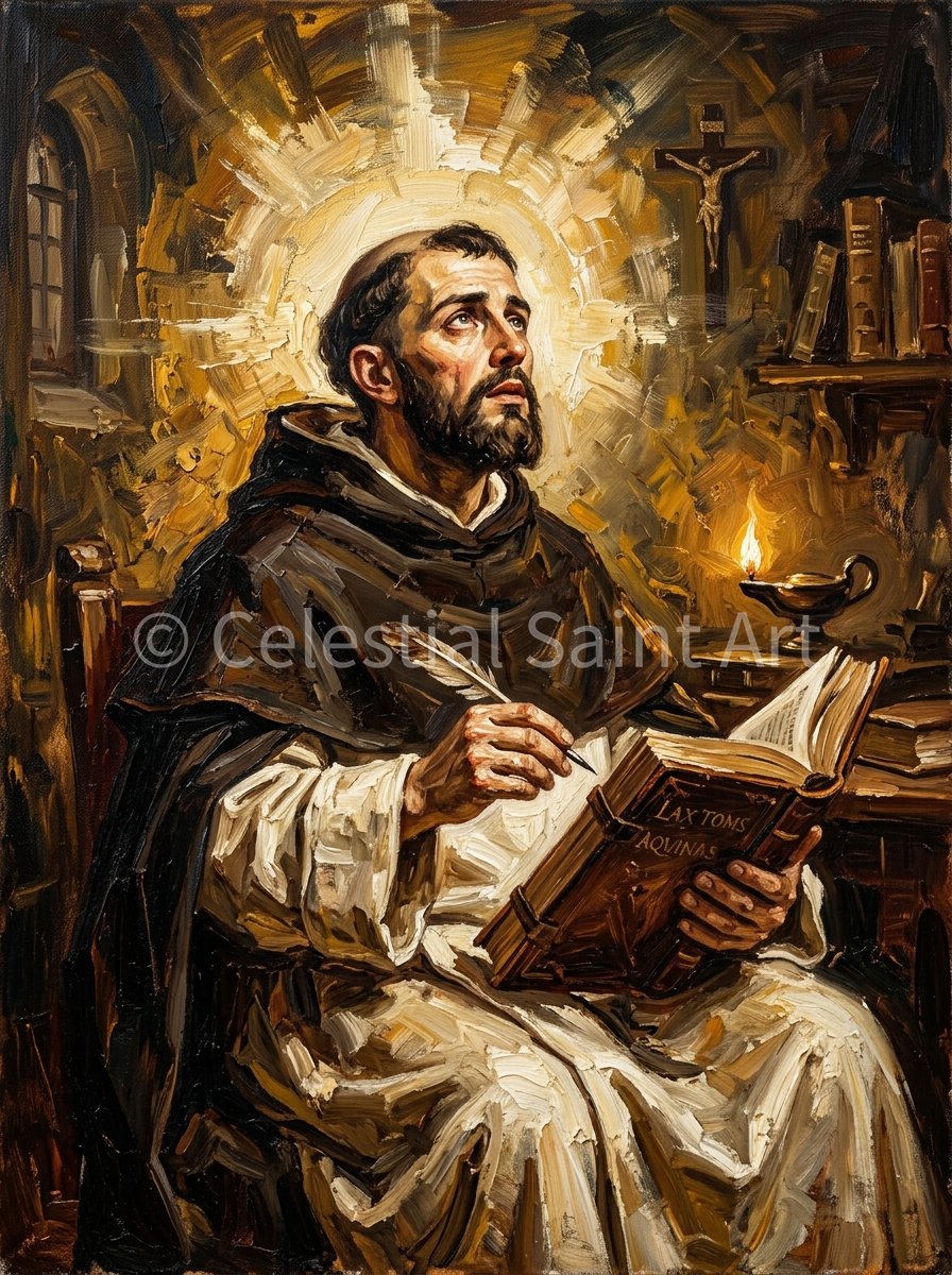 St. Thomas Aquinas - Digital Print | High Resolution | Instant Access | Easy Download