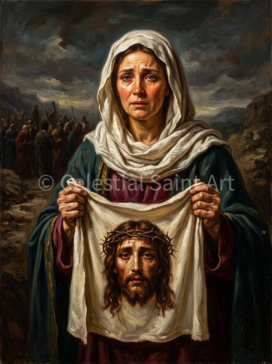 St. Veronica - Digital Print | High Resolution | Instant Access | Easy Download