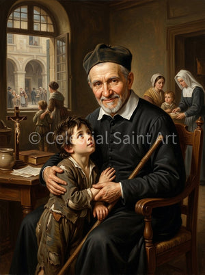 St. Vincent De Paul - Digital Print | High Resolution | Instant Access | Easy Download