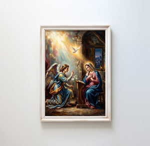 The Annunciation - Digital Print | High Resolution | Instant Access | Easy Download