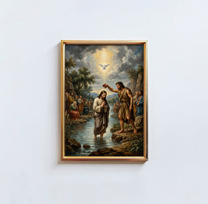 The Baptism Of Jesus - Digital Print | High Resolution | Instant Access | Easy Download