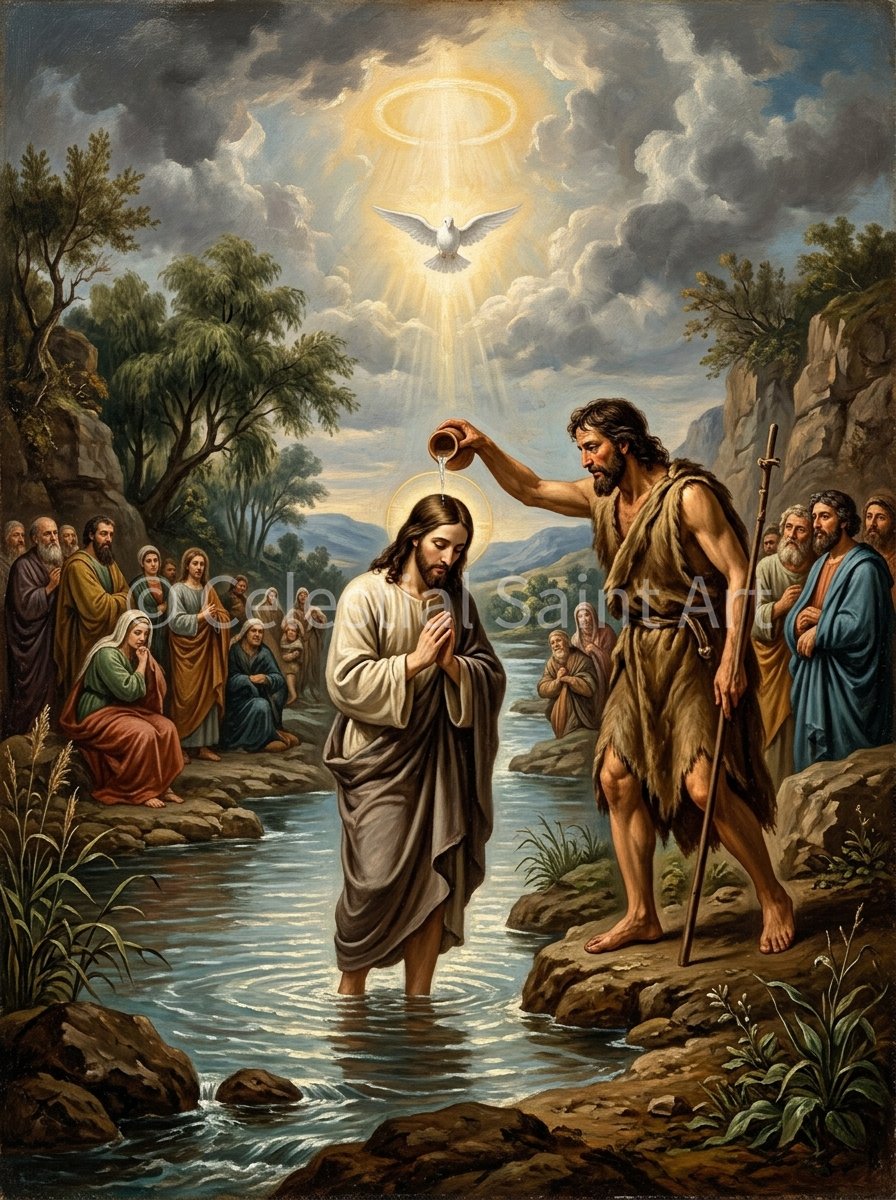 The Baptism Of Jesus - Digital Print | High Resolution | Instant Access | Easy Download