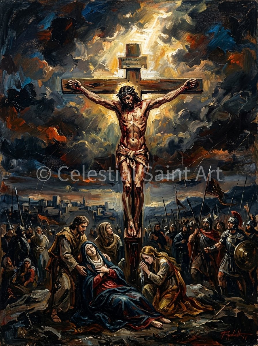 The Crucifixion - Digital Print | High Resolution | Instant Access | Easy Download