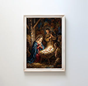 The Nativity - Digital Print | High Resolution | Instant Access | Easy Download