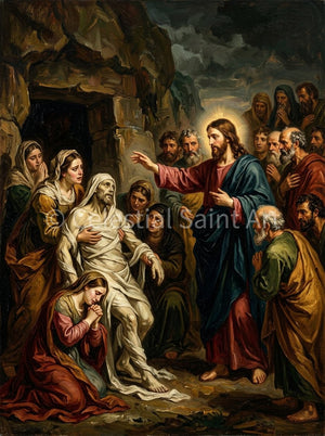 The Raising Of Lazarus - Digital Print | High Resolution | Instant Access | Easy Download