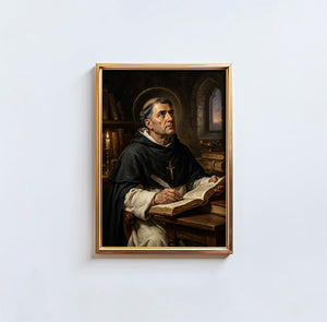 Thomas Aquinas - Digital Print | High Resolution | Instant Access | Easy Download