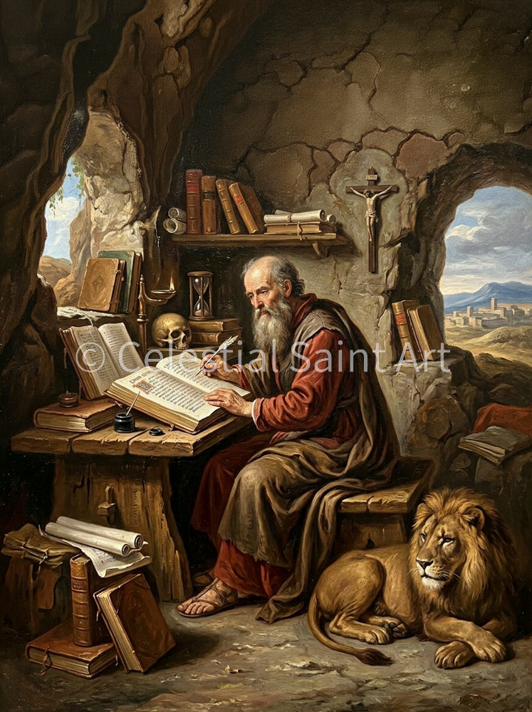 St. Jerome - Digital Print | High Resolution | Instant Access | Easy Download